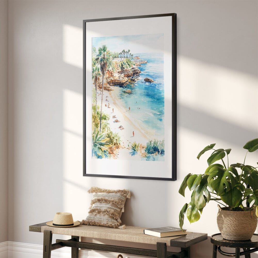 02 - La Jolla Cove Watercolor Art - Digital Downloads - Hallway.jpg 02 - La Jolla Cove Watercolor Art - Digital Downloads - Hallway.jpg