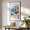 02 - Lagos Portgual Cliffs Watercolor Art - Digital Downloads - Hallway.jpg