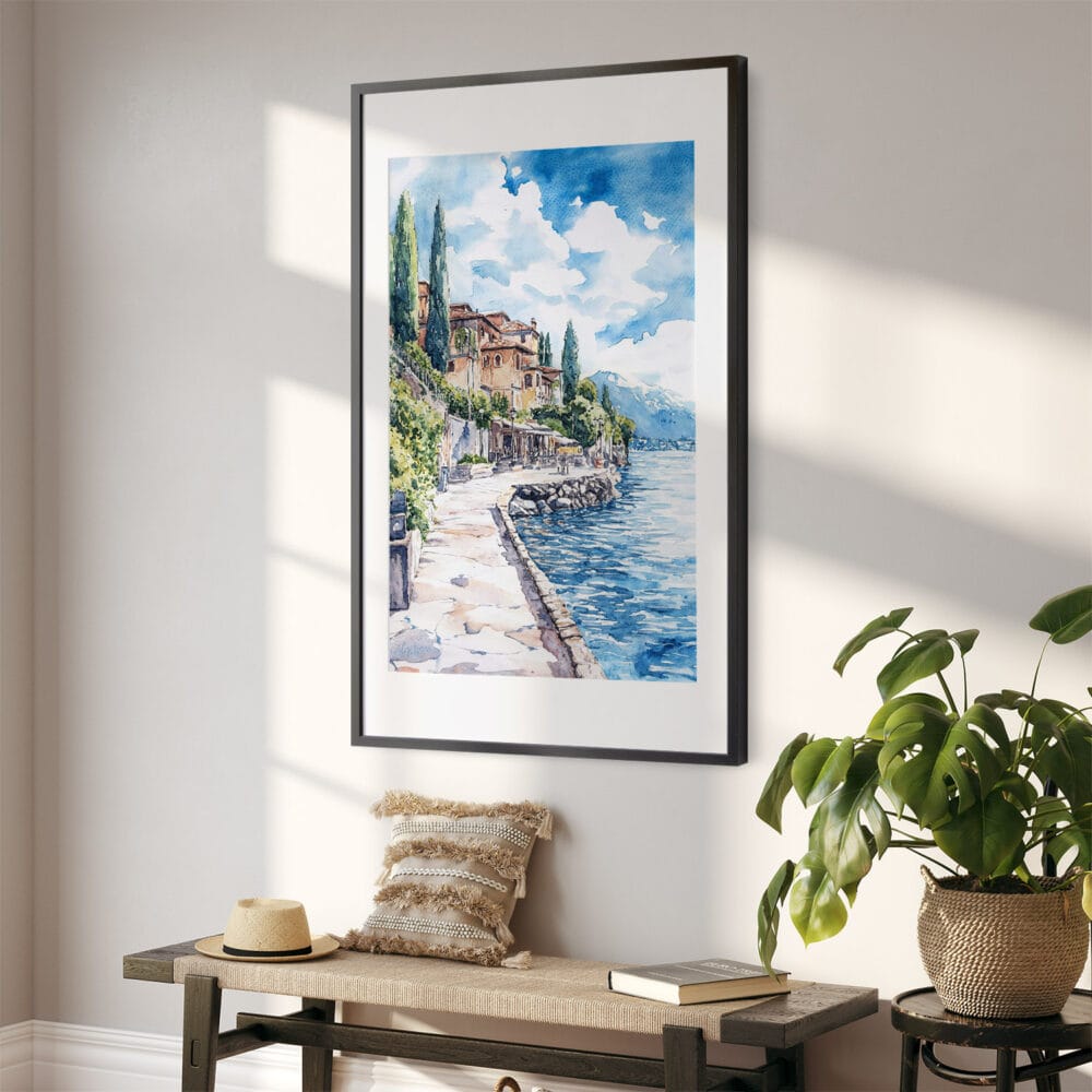 02 - Lake Garda Watercolor Art - Digital Downloads - Hallway.jpg 02 - Lake Garda Watercolor Art - Digital Downloads - Hallway.jpg