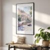 02 - Lisbon 1 Watercolor Art - Digital Downloads - Hallway.jpg