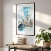 02 - London Big Ben Watercolor Art - Digital Downloads - Hallway.jpg