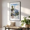 02 - Los Angeles Downtown Watercolor Art - Digital Downloads - Hallway.jpg