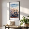 02 - Los Angeles Skyline Watercolor Art - Digital Downloads - Hallway.jpg