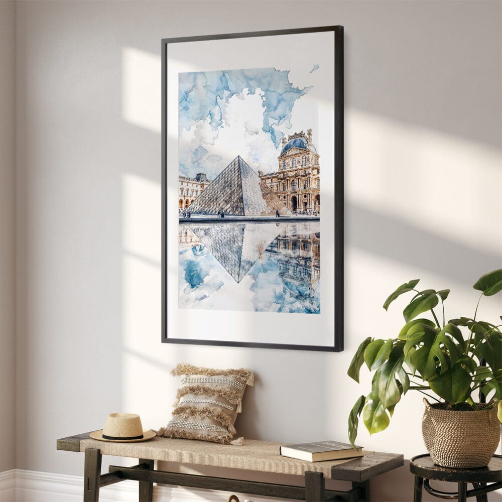 02 - Louvre Watercolor Art - Digital Downloads - Hallway.jpg 02 - Louvre Watercolor Art - Digital Downloads - Hallway.jpg
