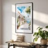 02 - Mallorca Spain Watercolor Art - Digital Downloads - Hallway.jpg
