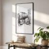 02 - Manhattan bridge - Pencil Drawing Art - Digital Downloads - Hallway.jpg
