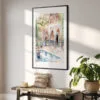 02 - Marrakesh Morroco Backyard Watercolor Art - Digital Downloads - Hallway.jpg