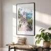 02 - Medellin Old Town Watercolor Art - Digital Downloads - Hallway.jpg
