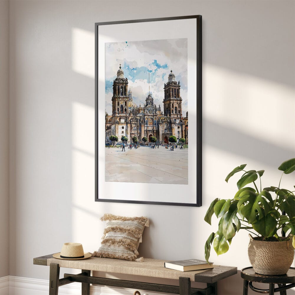 02 - Mexico Metropolitan Cathedral Watercolor Art - Digital Downloads - Hallway.jpg 02 - Mexico Metropolitan Cathedral Watercolor Art - Digital Downloads - Hallway.jpg