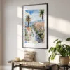02 - Nice France Watercolor Art - Digital Downloads - Hallway.jpg