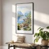 02 - Norwegian Fjords Watercolor Art - Digital Downloads - Hallway.jpg