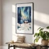 02 - Nothern Lights Finland Watercolor Art - Digital Downloads - Hallway.jpg