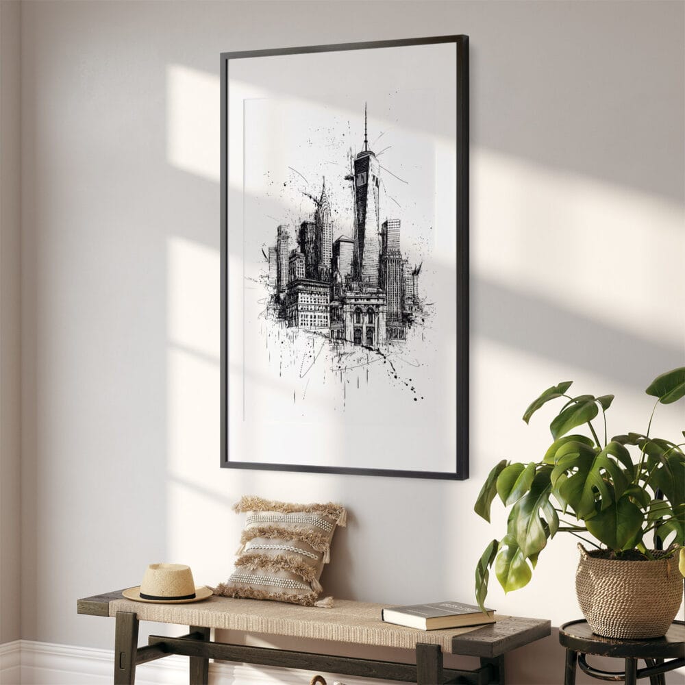 02 - One World Trade Center Pencil Drawing Drawimg Art - Digital Downloads - Hallway.jpg 02 - One World Trade Center Pencil Drawing Drawimg Art - Digital Downloads - Hallway.jpg