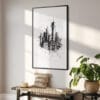 02 - One World Trade Center Pencil Drawing Drawimg Art - Digital Downloads - Hallway.jpg