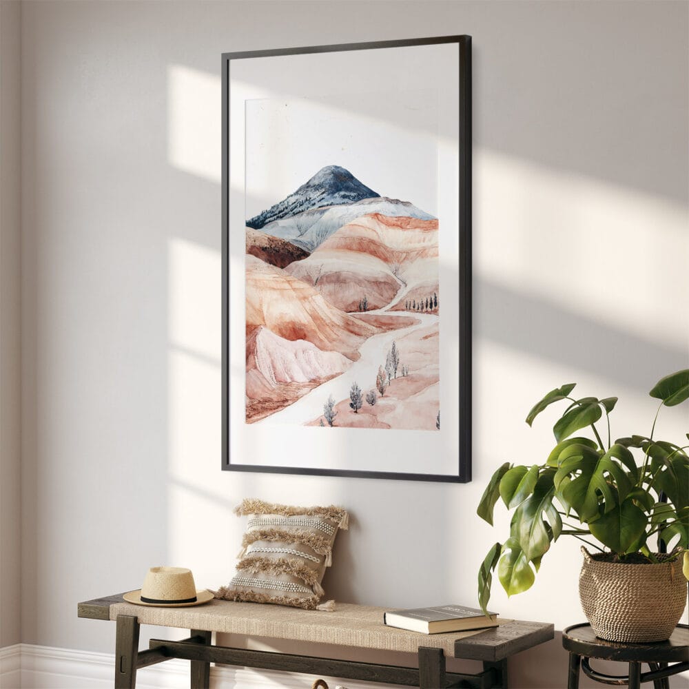 02 - Painted Hills Oregon Watercolor Art - Digital Downloads - Hallway.jpg 02 - Painted Hills Oregon Watercolor Art - Digital Downloads - Hallway.jpg