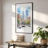 02 - Philadelphia Downtown Watercolor Art - Digital Downloads - Hallway.jpg
