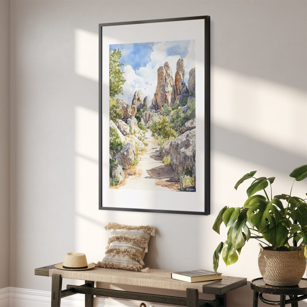 02 - Pinnacles National Park California Watercolor Art - Digital Downloads - Hallway.jpg 02 - Pinnacles National Park California Watercolor Art - Digital Downloads - Hallway.jpg
