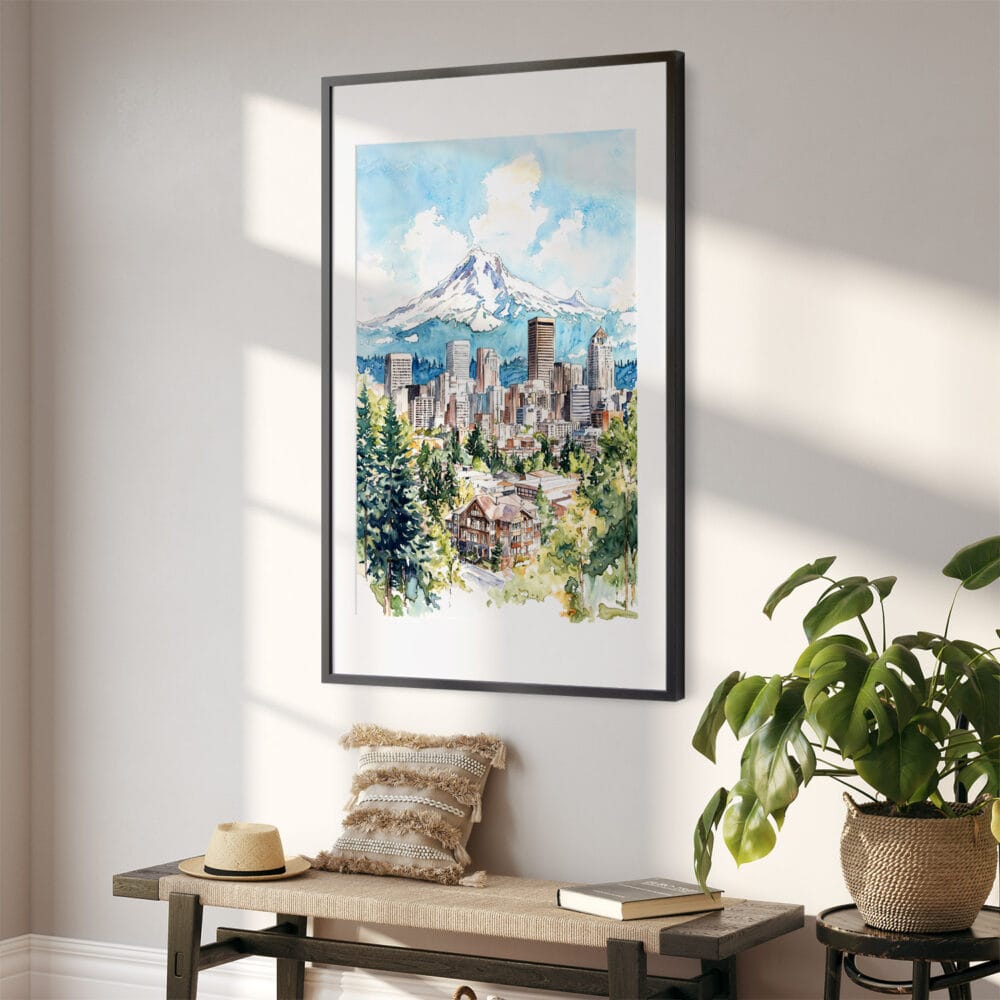 02 - Portland Oregon Watercolor Art - Digital Downloads - Hallway.jpg 02 - Portland Oregon Watercolor Art - Digital Downloads - Hallway.jpg