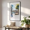 02 - Porto 1 Watercolor Art - Digital Downloads - Hallway.jpg