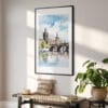 02 - Prague Charles Bridge Watercolor Art - Digital Downloads - Hallway.jpg