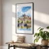 02 - Prague St Vitus Cathedral Watercolor Art - Digital Downloads - Hallway.jpg