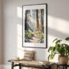 02 - Redwood Nationall Park Watercolor Art - Digital Downloads - Hallway.jpg