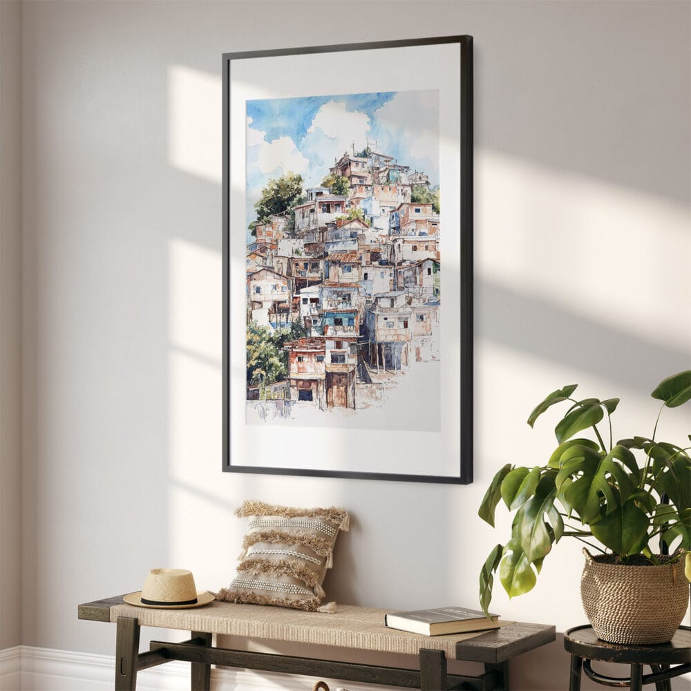 02 - Rio De Janeiro Favelas Watercolor Art - Digital Downloads - Hallway.jpg 02 - Rio De Janeiro Favelas Watercolor Art - Digital Downloads - Hallway.jpg