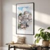 02 - Rio De Janeiro Favelas Watercolor Art - Digital Downloads - Hallway.jpg