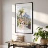 02 - Rio De Janeiro Rocinha Favela Watercolor Art - Digital Downloads - Hallway.jpg
