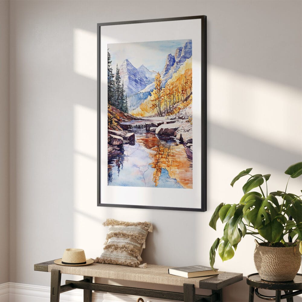 02 - Rocky Mountains Canada Watercolor Art - Digital Downloads - Hallway.jpg 02 - Rocky Mountains Canada Watercolor Art - Digital Downloads - Hallway.jpg