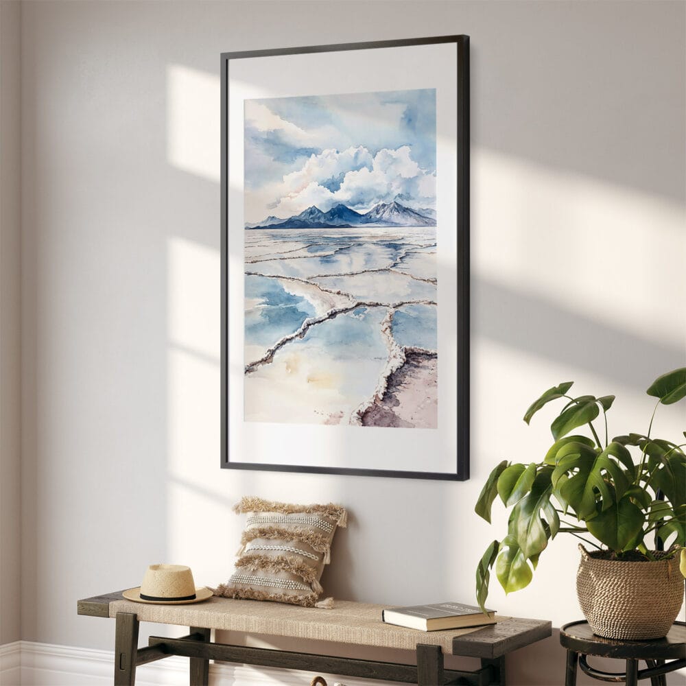 02 - Salar de Uyuni Watercolor Art - Digital Downloads - Hallway.jpg 02 - Salar de Uyuni Watercolor Art - Digital Downloads - Hallway.jpg