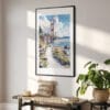 02 - San Francisco Golden Gate Bridge Watercolor Art - Digital Downloads - Hallway.jpg