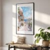 02 - Santorini Watercolor Art - Digital Downloads - Hallway.jpg