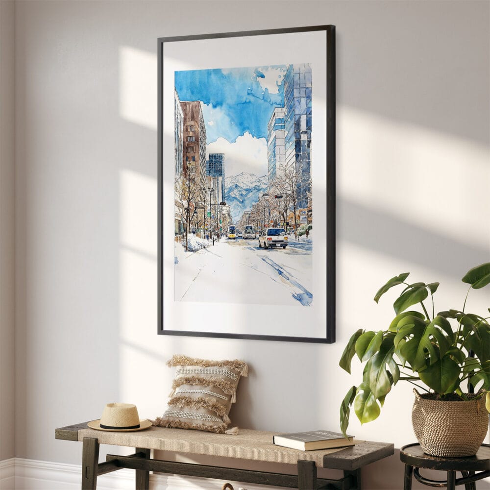 02 - Sapporo City Watercolor Art - Digital Downloads - Hallway.jpg 02 - Sapporo City Watercolor Art - Digital Downloads - Hallway.jpg