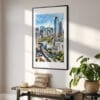02 - Seoul Skyline Watercolor Art - Digital Downloads - Hallway.jpg