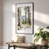 02 - Sequoia National Park Watercolor Art - Digital Downloads - Hallway.jpg