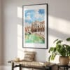 02 - Seville Plaza De Espana Watercolor Art - Digital Downloads - Hallway.jpg