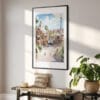 02 - Spain Park Guell Watercolor Art - Digital Downloads - Hallway.jpg