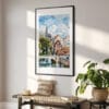 02 - Strasbourg France Watercolor Art - Digital Downloads - Hallway.jpg