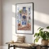 02 - Streets of Lisbon Portugal Watercolor Art - Digital Downloads - Hallway.jpg