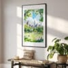 02 - Summer in New York Central Park Watercolor Art - Digital Downloads - Hallway.jpg
