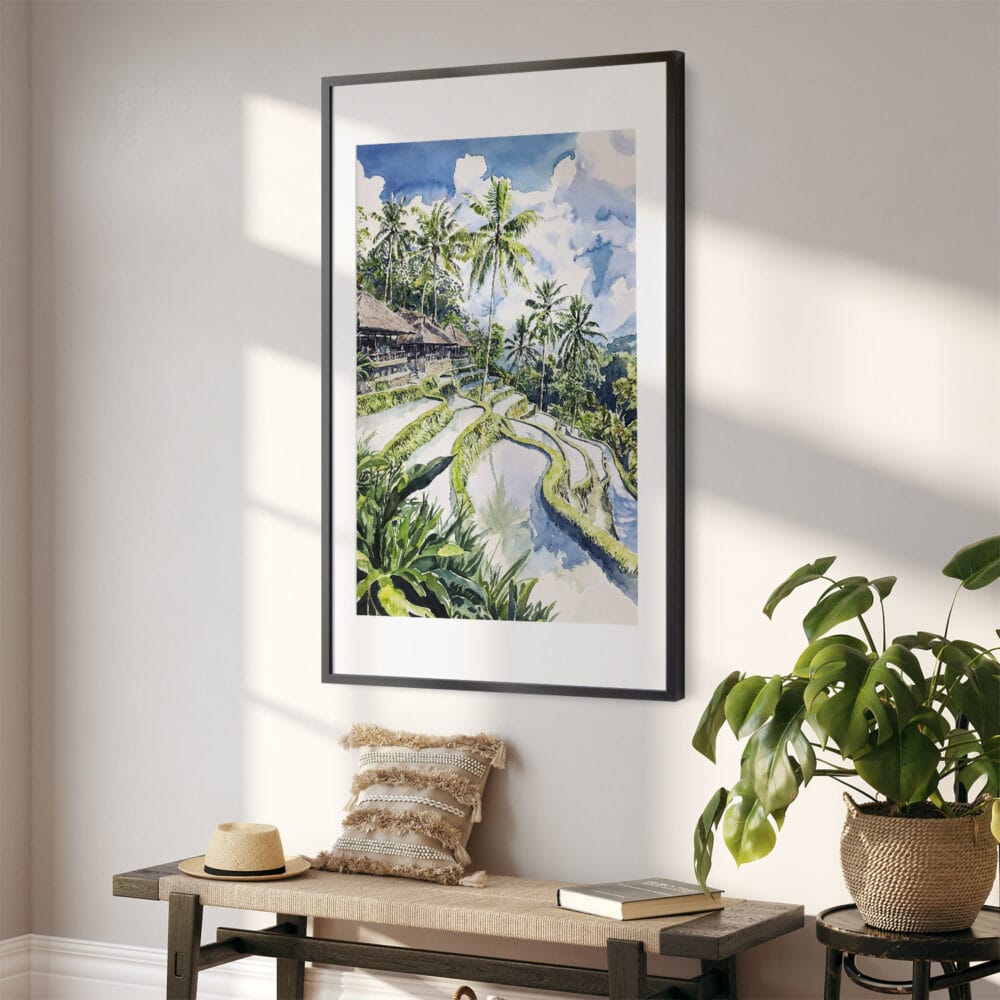 02 - Tegallalang Rice Terrace Ubud Bali Watercolor Art - Digital Downloads - Hallway.jpg 02 - Tegallalang Rice Terrace Ubud Bali Watercolor Art - Digital Downloads - Hallway.jpg