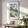 02 - Tegallalang Rice Terrace Ubud Bali Watercolor Art - Digital Downloads - Hallway.jpg