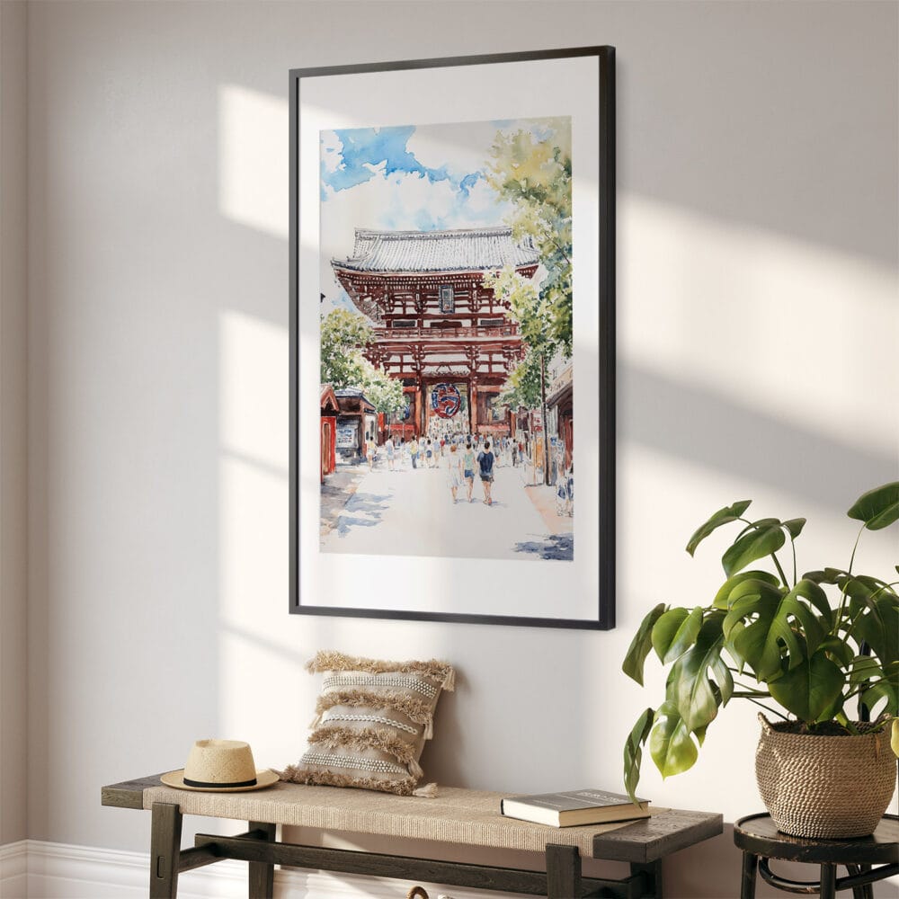 02 - Tokyo Asakusa Watercolor Art - Digital Downloads - Hallway.jpg 02 - Tokyo Asakusa Watercolor Art - Digital Downloads - Hallway.jpg