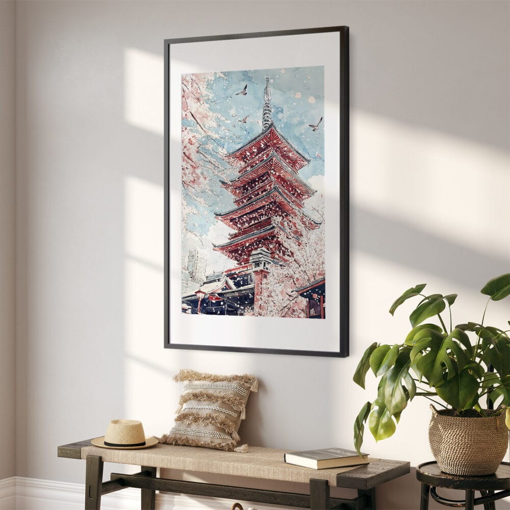 02 - Tokyo Sakura Watercolor Art - Digital Downloads - Hallway.jpg 02 - Tokyo Sakura Watercolor Art - Digital Downloads - Hallway.jpg