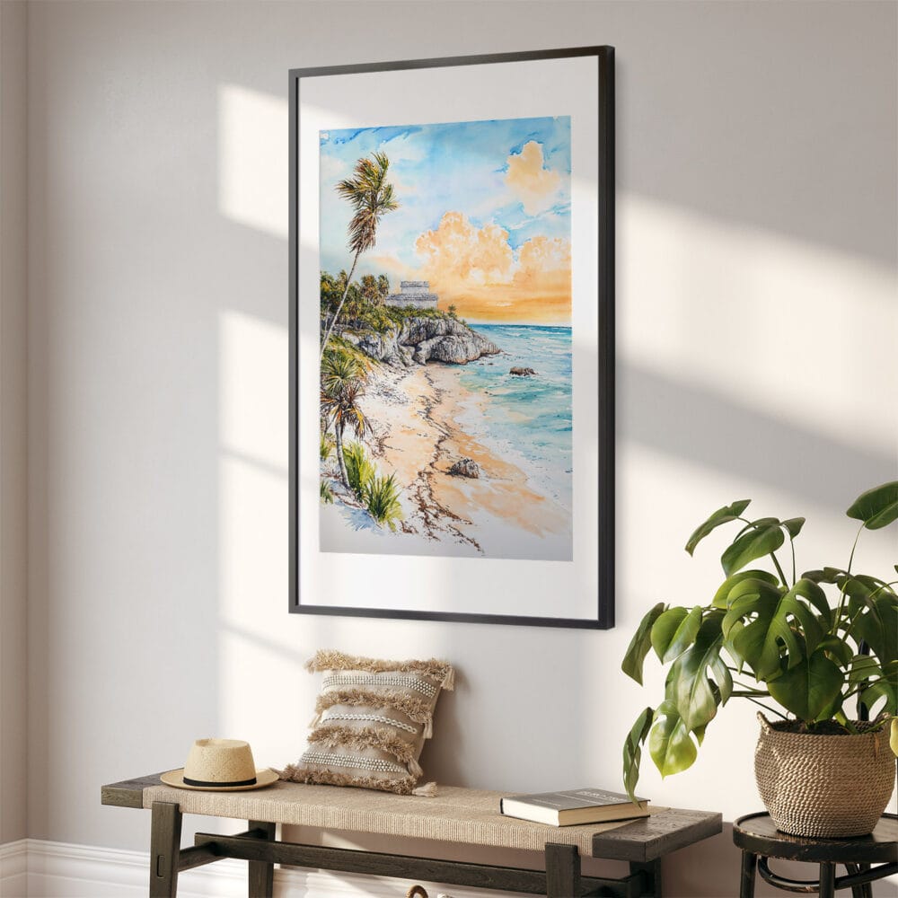 02 - Tulum Mexico Watercolor Art - Digital Downloads - Hallway.jpg 02 - Tulum Mexico Watercolor Art - Digital Downloads - Hallway.jpg