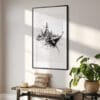 02 - Wat arun with boat Pencil Drawing Art - Digital Downloads - Hallway.jpg