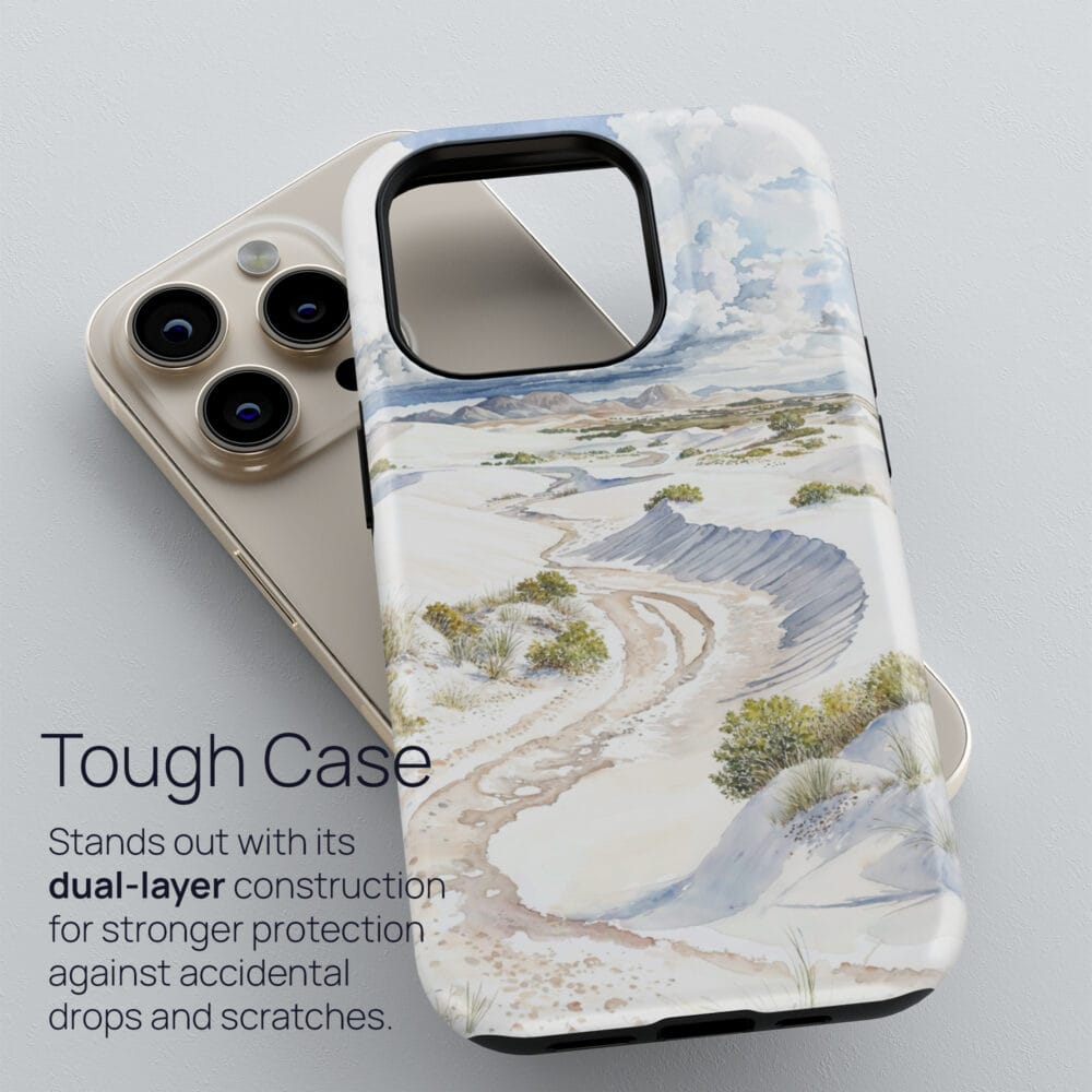02 - White Sands National Park Phone Case - Tough Case.jpg 02 - White Sands National Park Phone Case - Tough Case.jpg