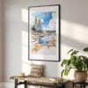 02 - Yellostone Geyser Watercolor Art - Digital Downloads - Hallway.jpg