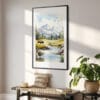 02 - Yellowstone Bison Watercolor Art - Digital Downloads - Hallway.jpg